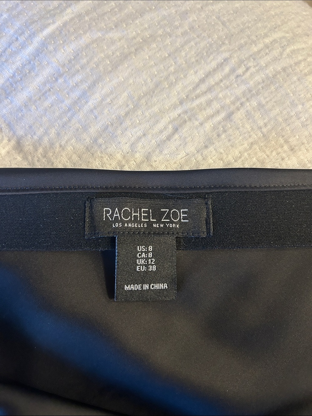 Rachel Zoe Black Satin Maxi Skirt - Picture 2 of 3